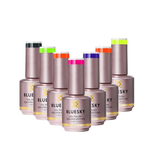 Kit Bluesky Golden Rose Neones Hema Free + Despacho Gratis