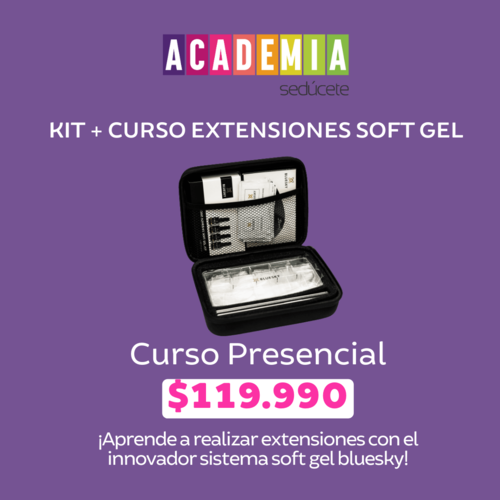 Kit Soft Gel Coffin + Curso Presencial Soft Gel (en La Reina, Santiago)