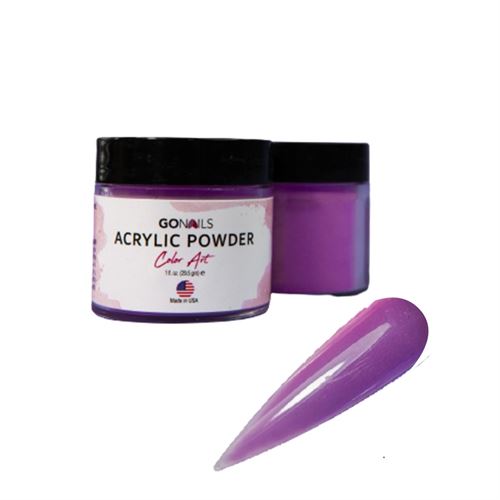 Acrílico Go Nails Powder 28 gr Color Art #49 (Violeta Lavanda)