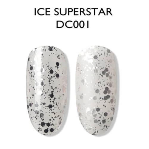 BLUESKY Esmalte Gel DC01 PLATEADO MIX GLITTERS (A51)