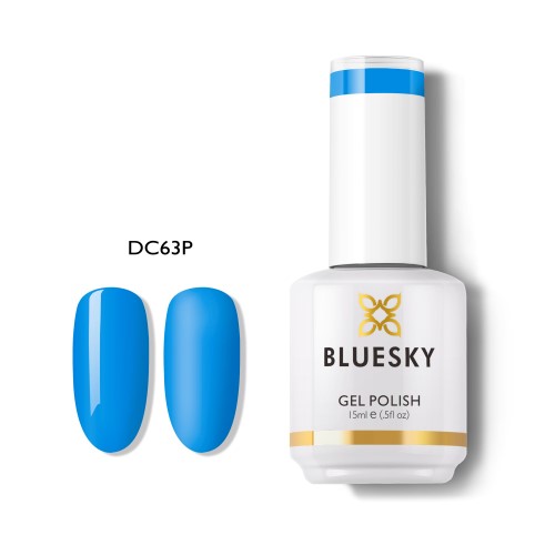 BLUESKY Esmalte gel  DC63 Azul Cyan