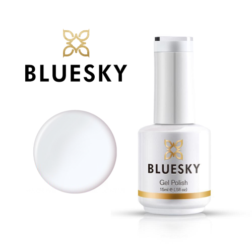 BLUESKY Esmalte Gel DC90 Blanco Tiza