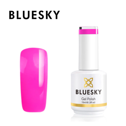 BLUESKY Esmalte Gel GLAZE 04 - Fucsia  traslúcido (efecto Jelly)
