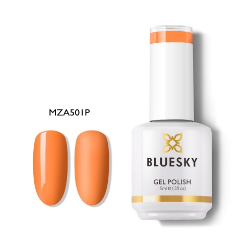 BLUESKY ESMALTE GEL MZA501 NARANJO