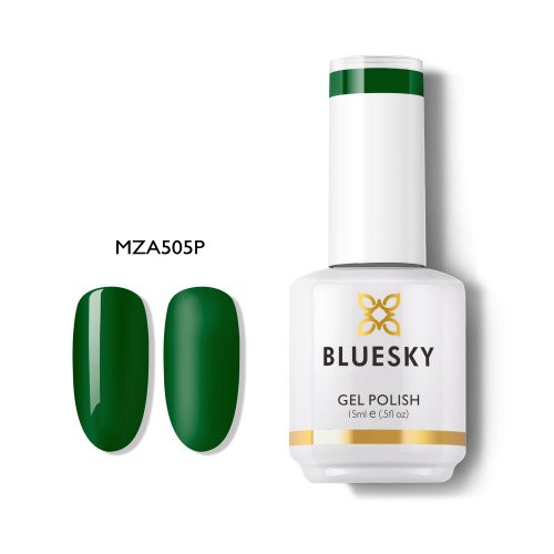 BLUESKY ESMALTE GEL MZA505 VERDE OSCURO