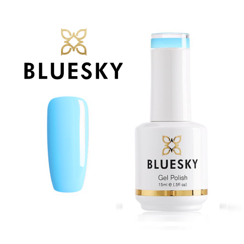 BLUESKY Esmalte gel NEON 19 - Celeste neon