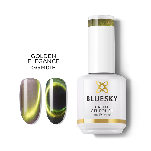 Bluesky Esmalte Gel Ojo de Gato Golden Elegance
