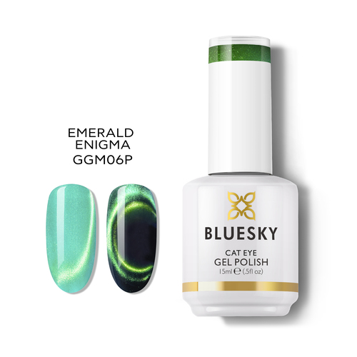 Bluesky Esmalte Gel Ojo de Gato - Emerald Enigma
