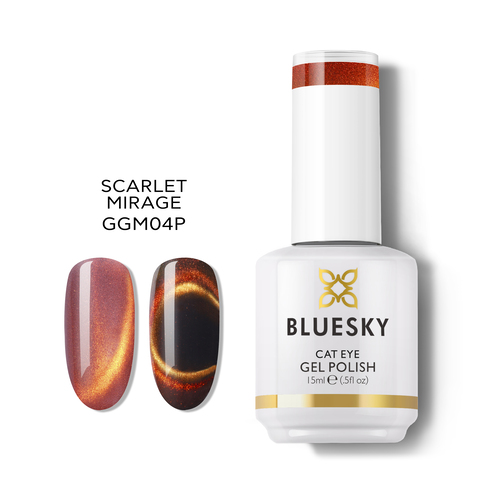 Bluesky Esmalte Gel Ojo de Gato - Scarlet Mirage