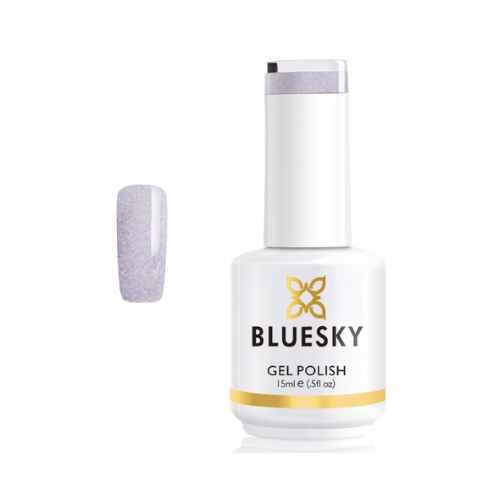 BLUESKY Esmalte Gel QX370 Plateado Holografico