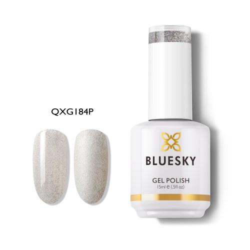 BLUESKY Esmalte Gel QXG184 Glitter fino semi holo