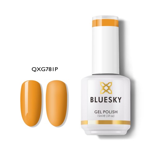 BLUESKY Esmalte Gel QXG781 - Amarillo mostaza