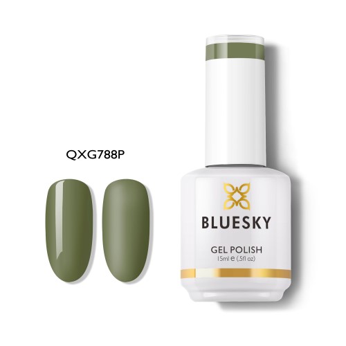 BLUESKY Esmalte Gel QXG788- Verde musgo