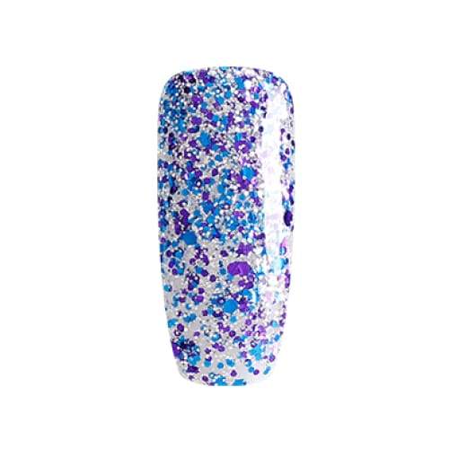 BLUESKY Esmalte Gel SP11 Glitter Plateado Azul y Morado