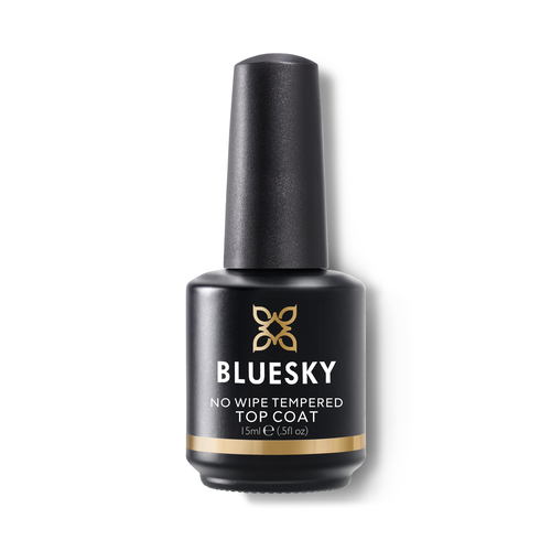 Bluesky Esmalte Gel Top Coat Sin Capa de Inhibición Templado