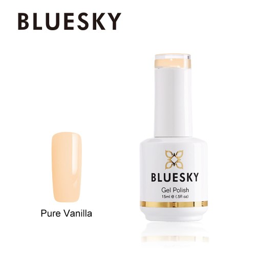 BLUESKY Esmalte Gel PURE VANILLA NARANJO EXTRA PALIDO