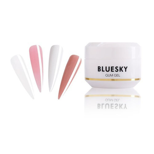 BLUESKY GUM GEL - SOFT CLEAR PINK 35 GRS