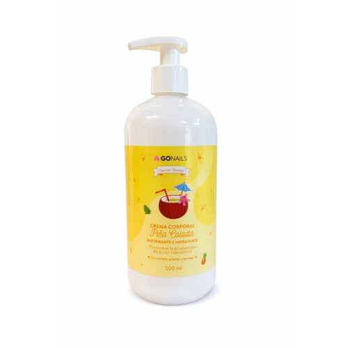 Crema Corporal Go Nails - Piña Colada 500 ml