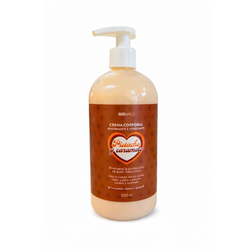 Crema Corporal Go Nails - Pistacho y Caramelo 500 ml