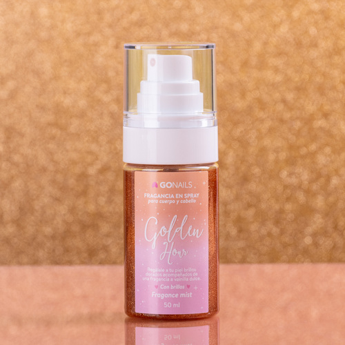 Fragancia Corporal con Brillitos - Golden Hour 50 ml