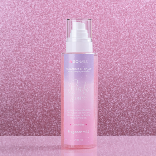 Fragancia Corporal con Brillitos - Pink Sunset 250 ml