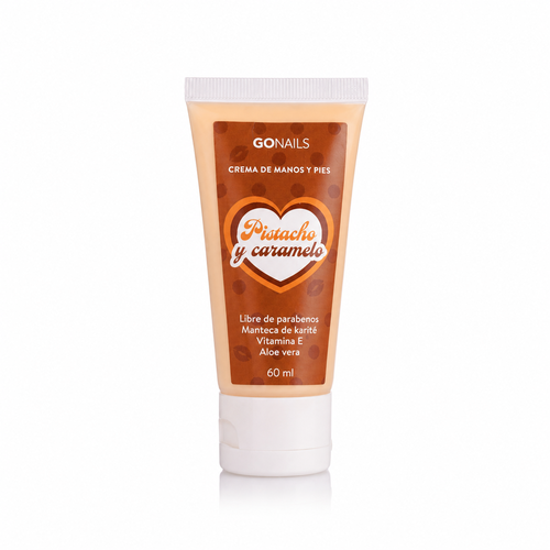 GO NAILS Crema de manos y pies Pistacho y Caramelo - 60 ml