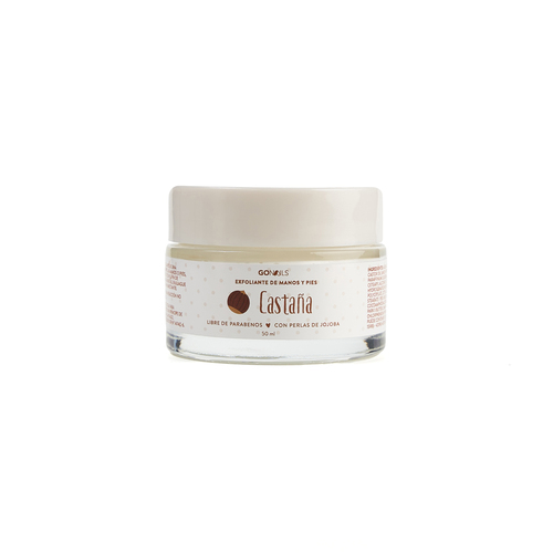 Go Nails Exfoliante de manos y pies Castaña - 50 ml