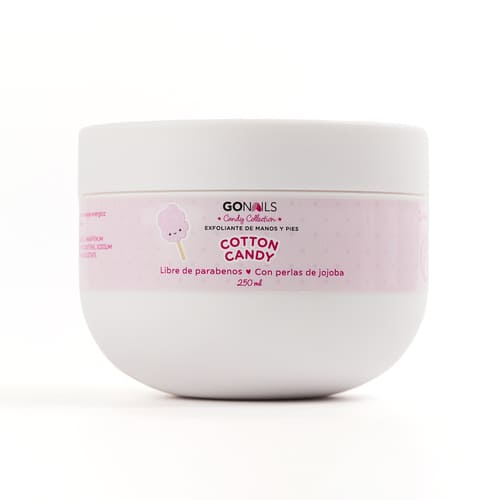 Go Nails Exfoliante de manos y pies Cotton Candy - 250 ml