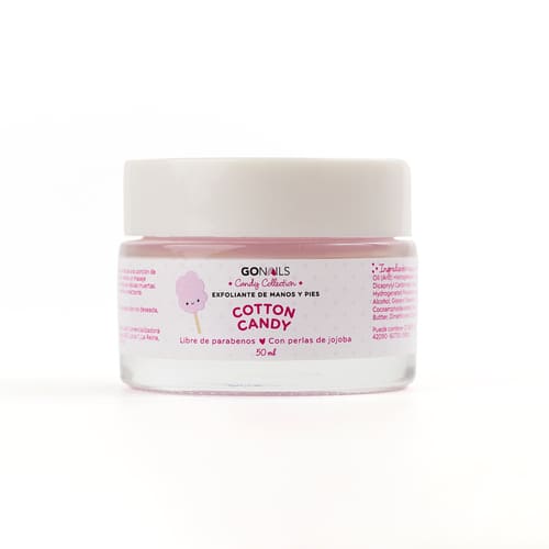 Go Nails Exfoliante de manos y pies - Cotton Candy 50 ml