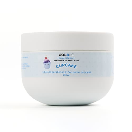 Go Nails Exfoliante de manos y pies Cupcake - 250ml